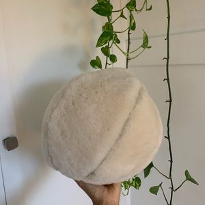 SHEPHERDESS HIDES Sphere Sheepskin Pillow